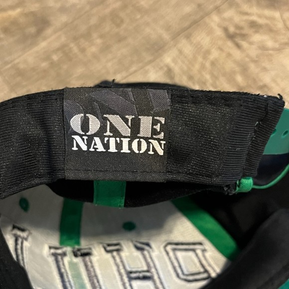 PHILLY Baseball Snapback Hat Cap One Nation Philadelphia Hat Green Gray Black - Picture 5 of 10